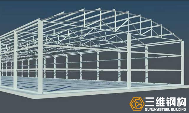 轻重钢结构厂房柱及柱间支撑设计图